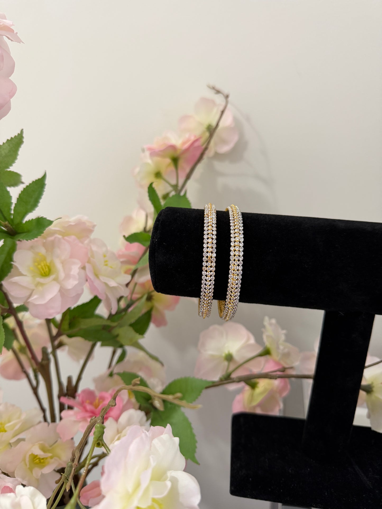 Hina CZ Real Diamond look Bangles