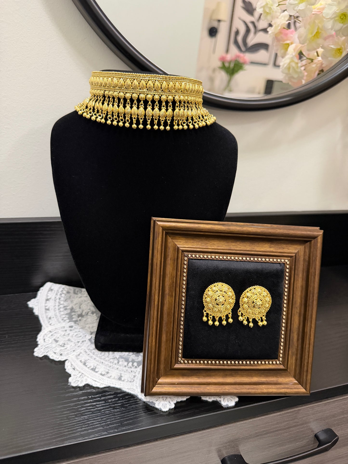 Heema Handcrafted Custom Made Gold Plated Set