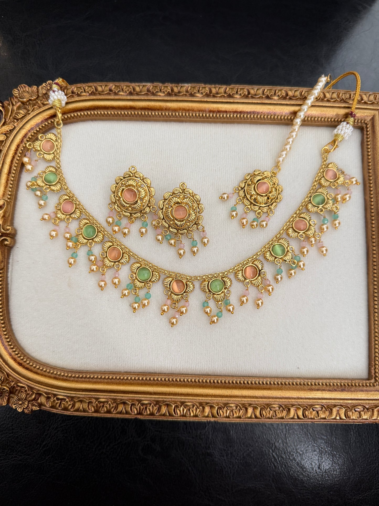 Arzoe Punjabi Traditional Look Set (Pastel Multi)