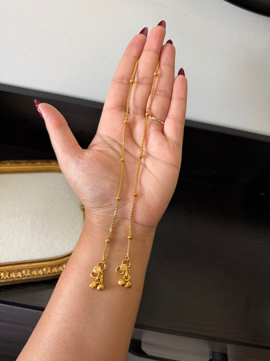 Jasleen Real Look Anklets