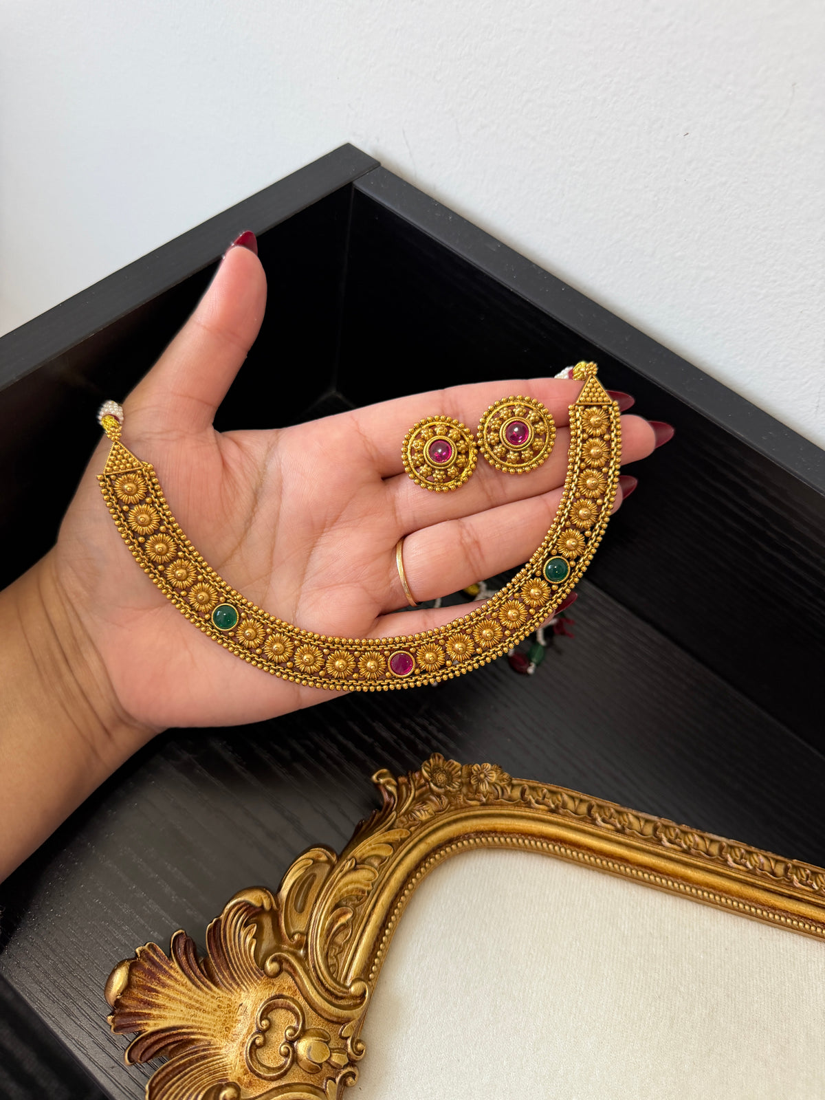 Bineet Micro Gold Plated Set