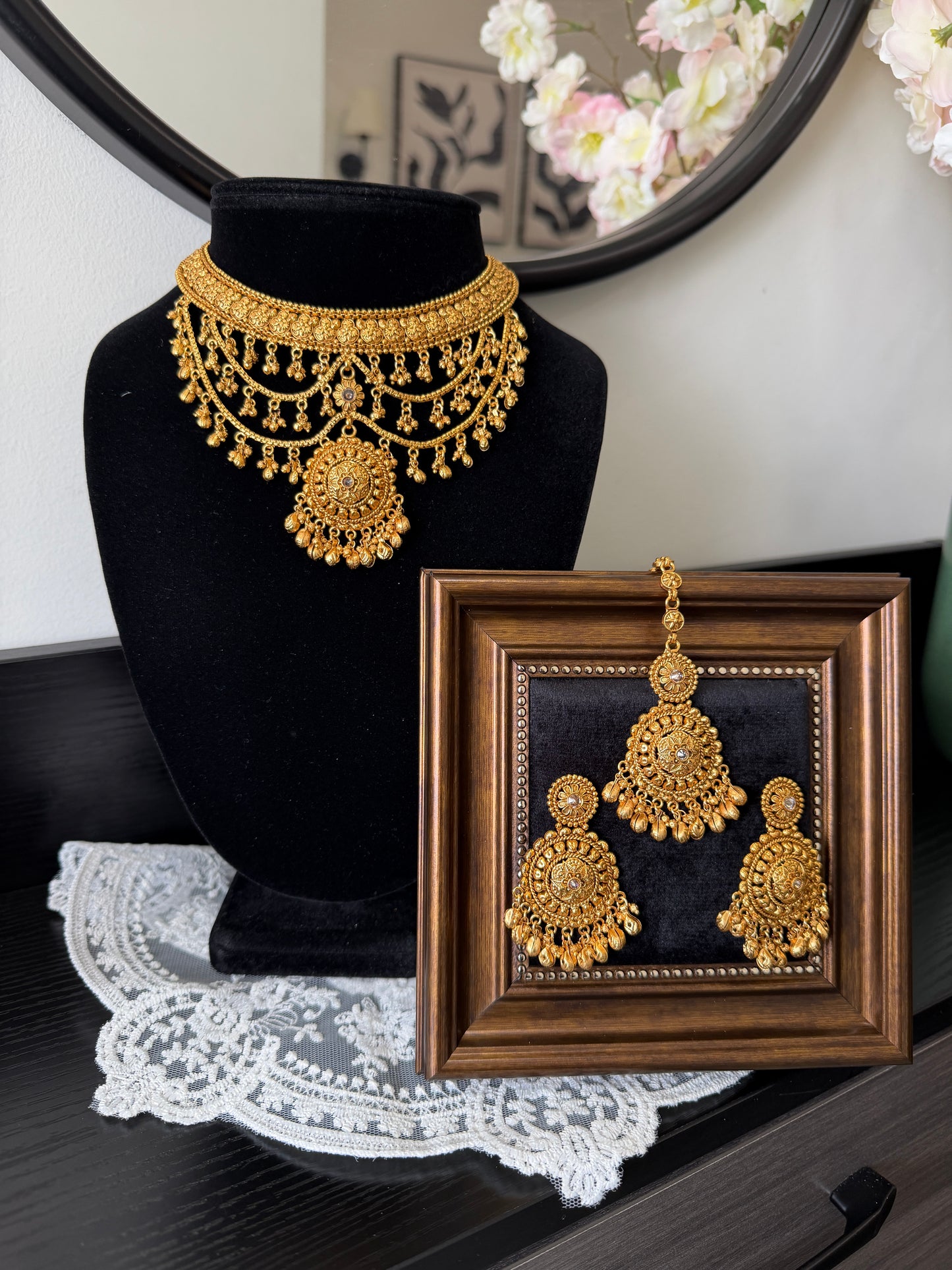 Arzoo Micro Gold Plated Set