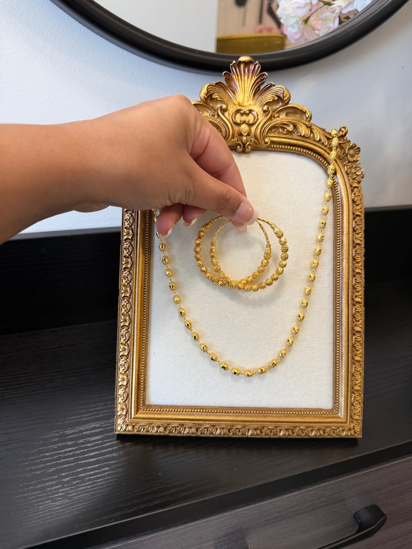 Mannat Premium Matarmala Chain Set (Chain Lenght 24 inches)