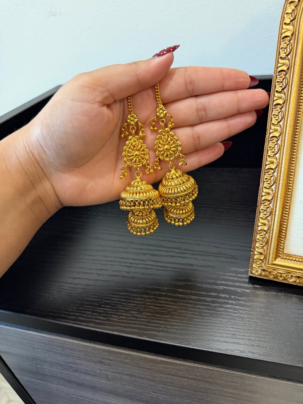 Bhavneet Micro Gold Plated Jhumki