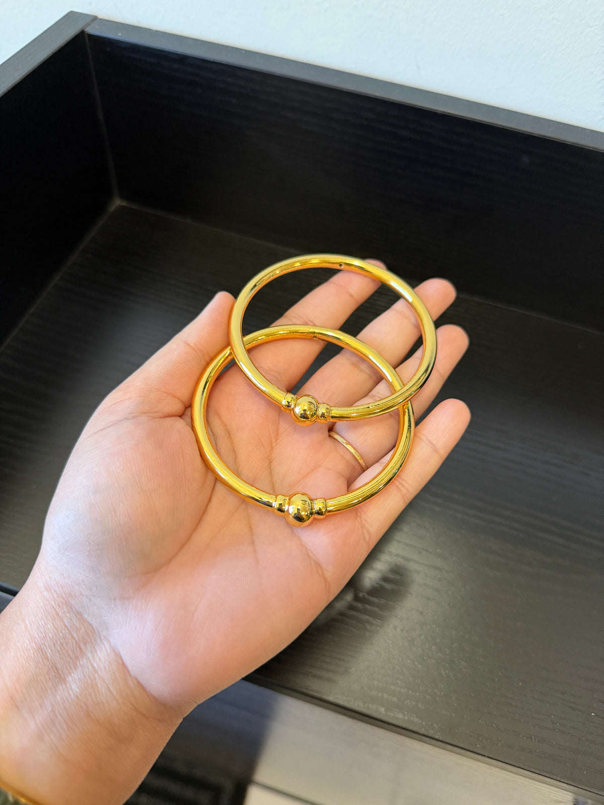 Raj Gold Plated Bangles (Set of 2)