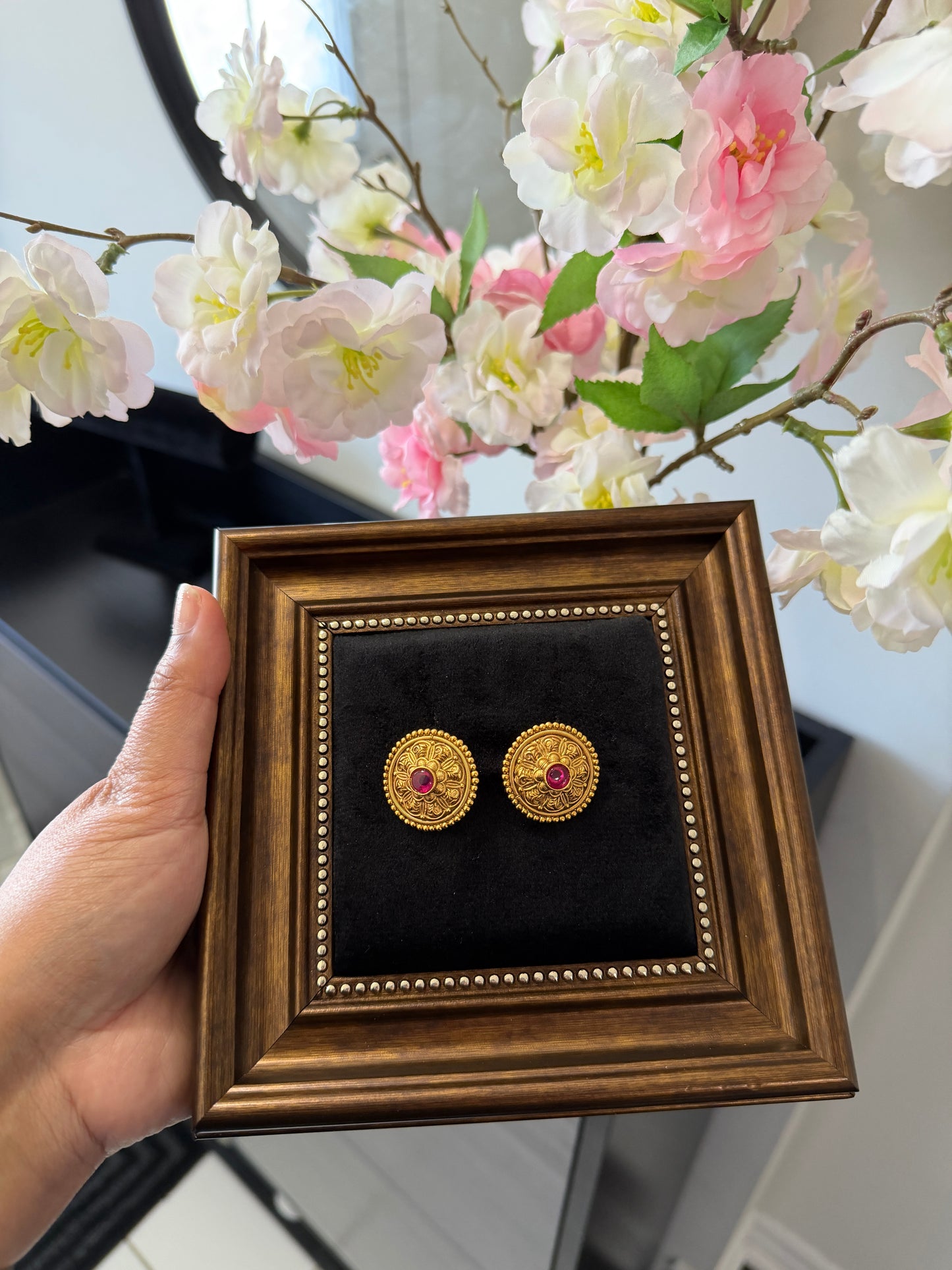 Naira Micro Gold Plated Studs