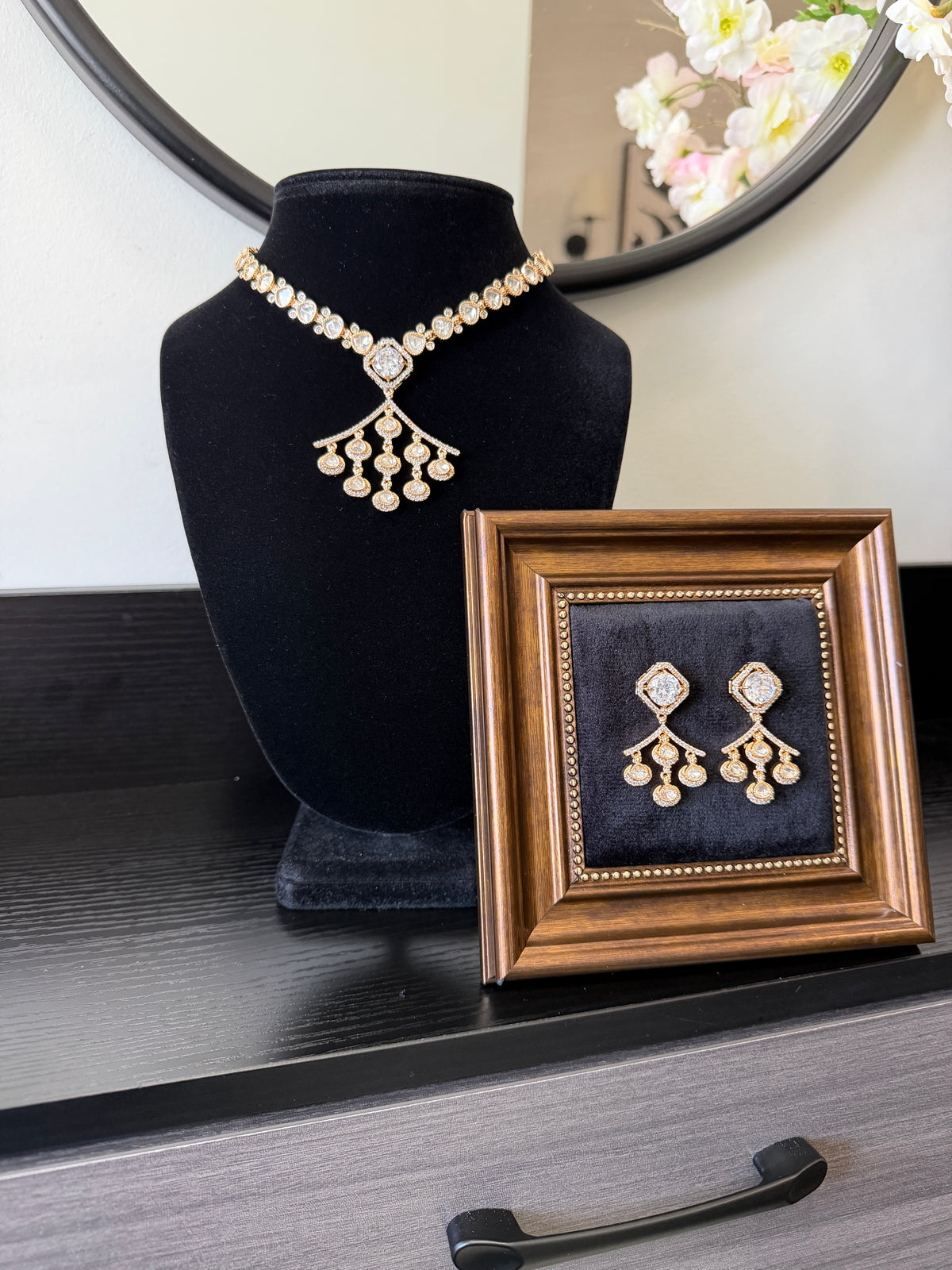 Sehaj Kundan Gold Plated Set