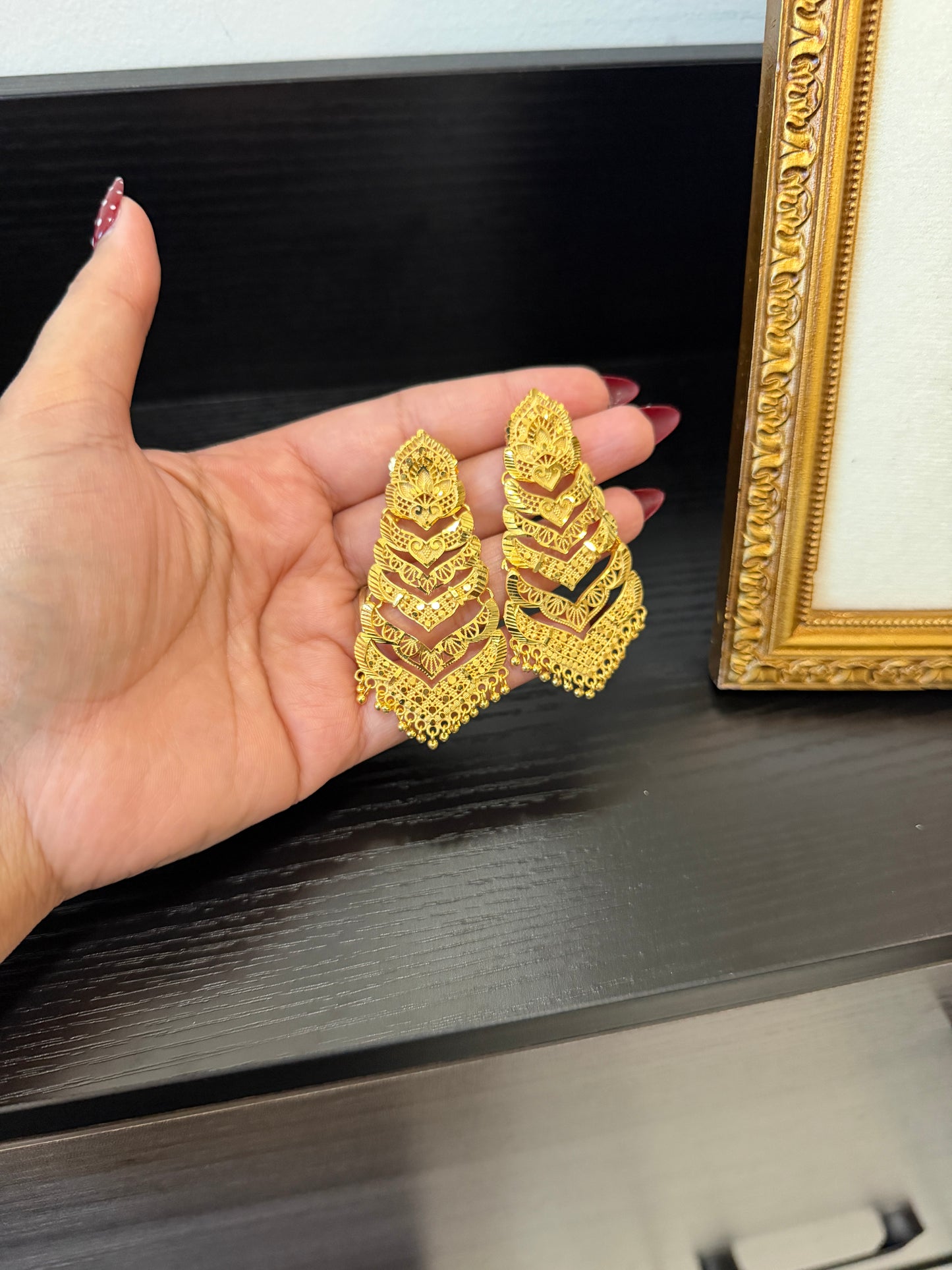 Hannaya Gold Forming Earrings