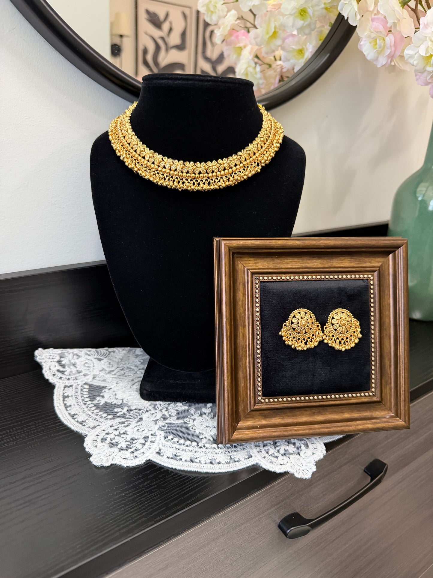 Gursifat Antique Plated Set