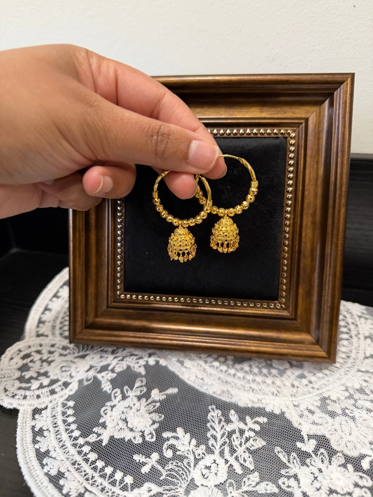 Sanam Gold Look Earrings