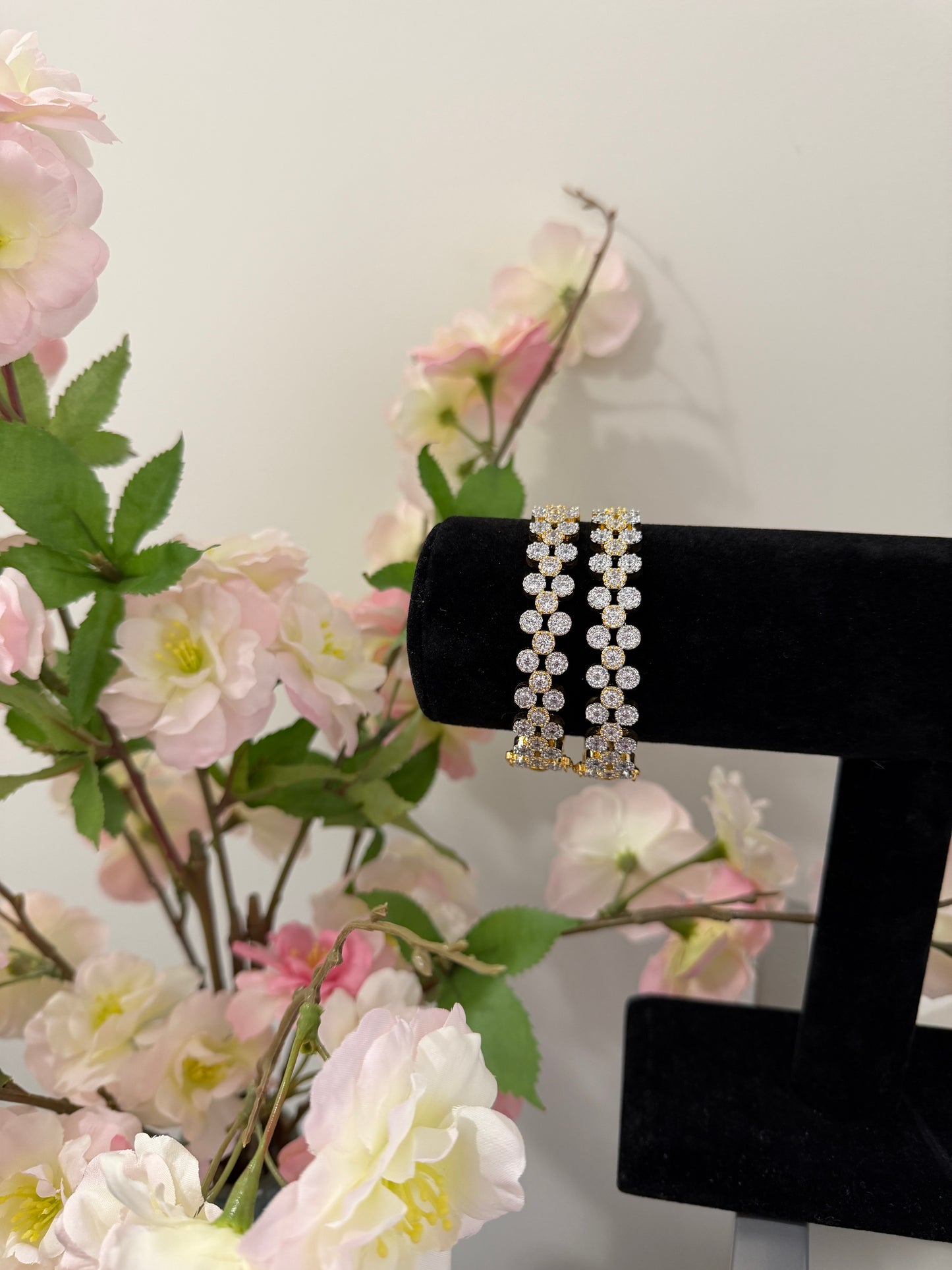 Kiranpreet CZ Real Diamond look Openable Bangles