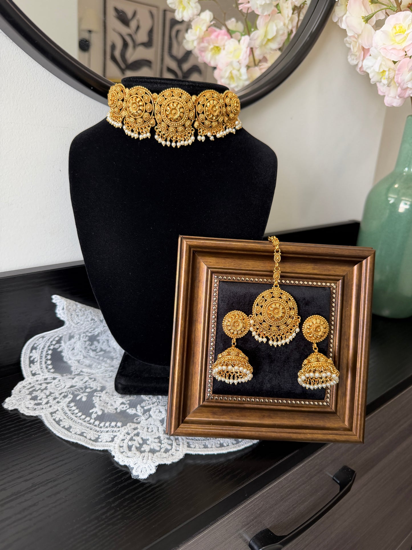 Amnoor Micro Gold Plated Set