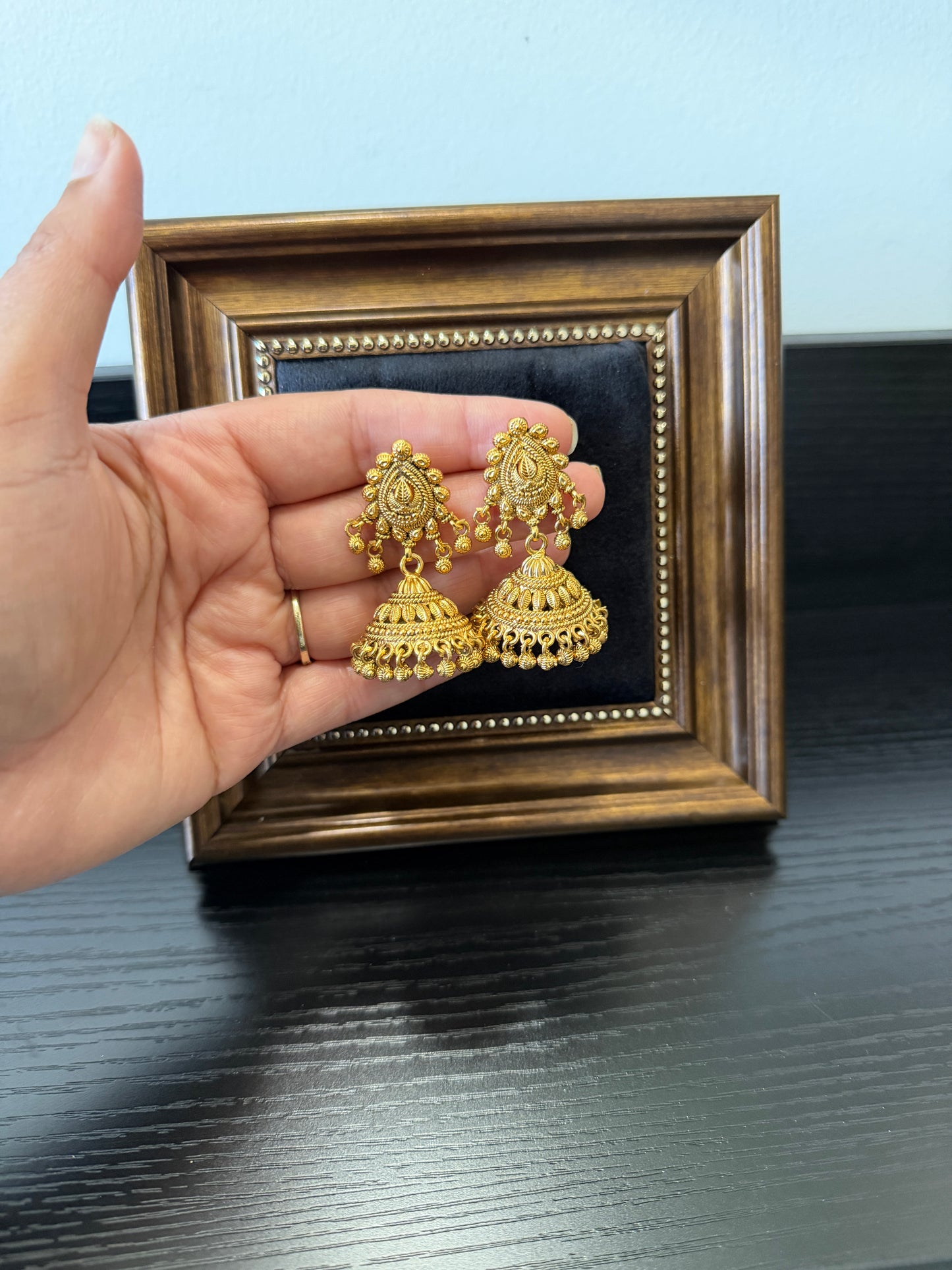 Sim Micro Gold Plated Jhumki