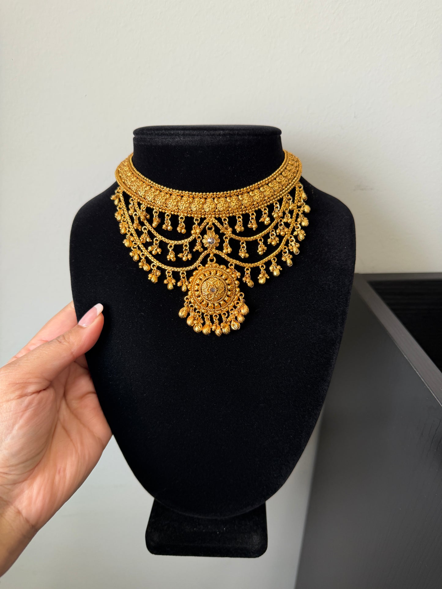 Arzoo Micro Gold Plated Set