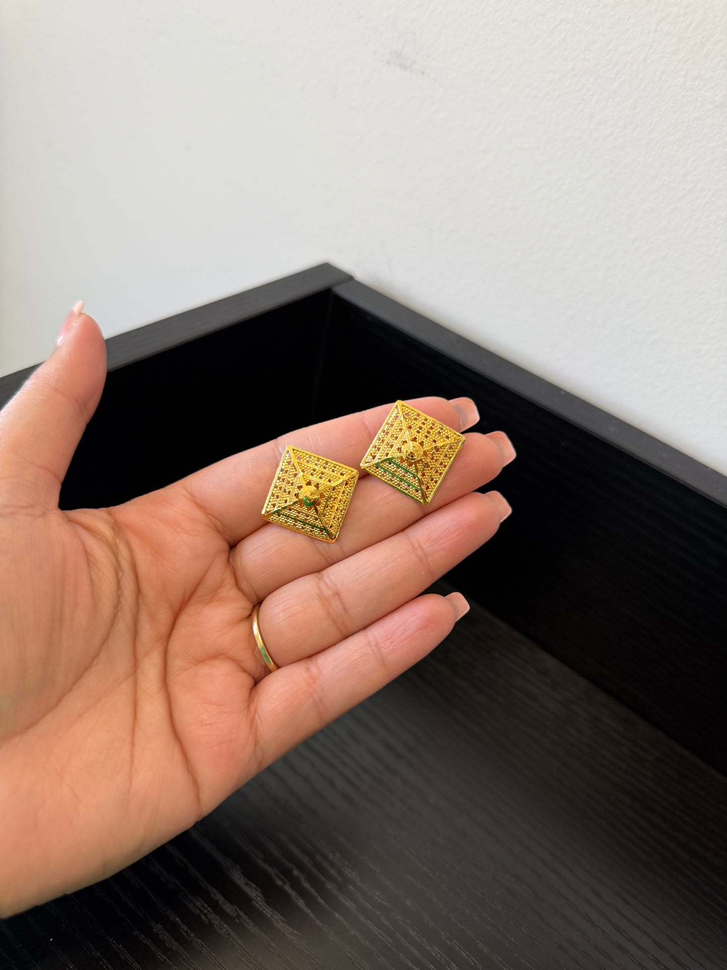 Jasmine Gold Look Alike Studs