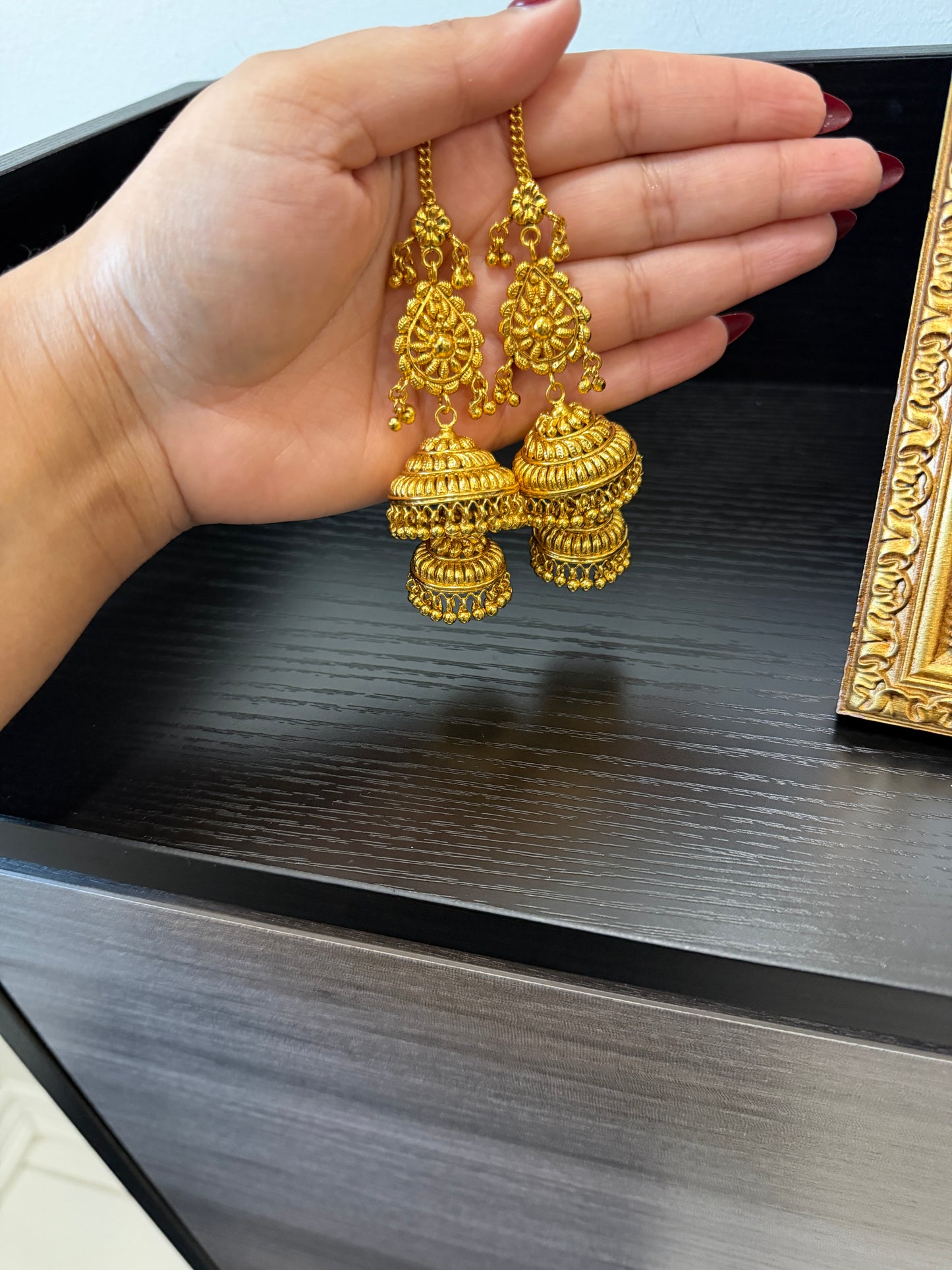Bhavneet Micro Gold Plated Jhumki