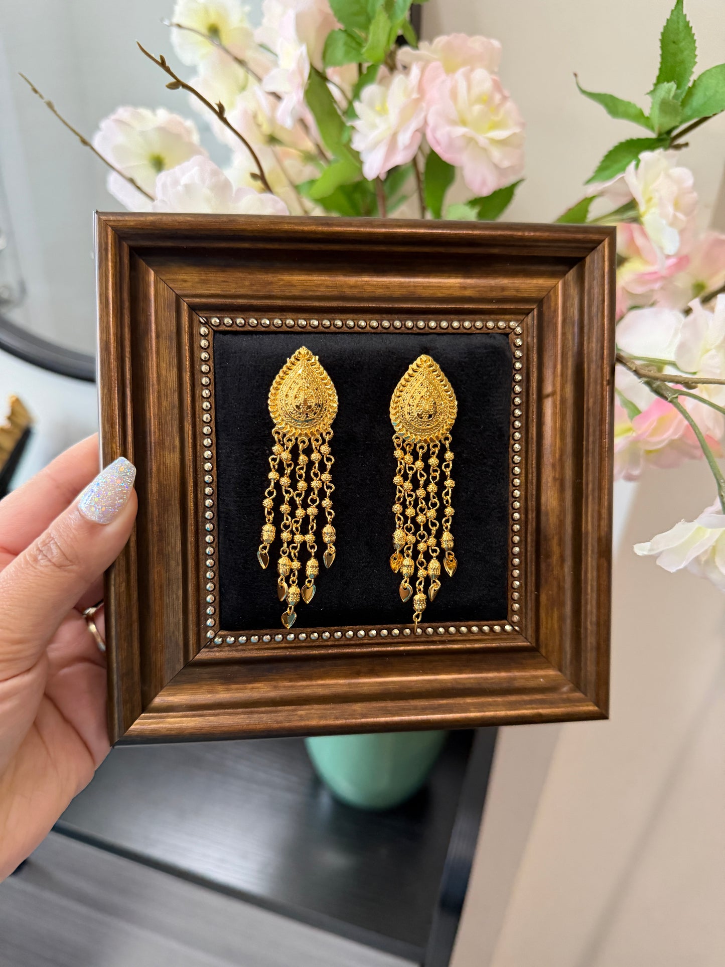Aira Gold Look Earrings