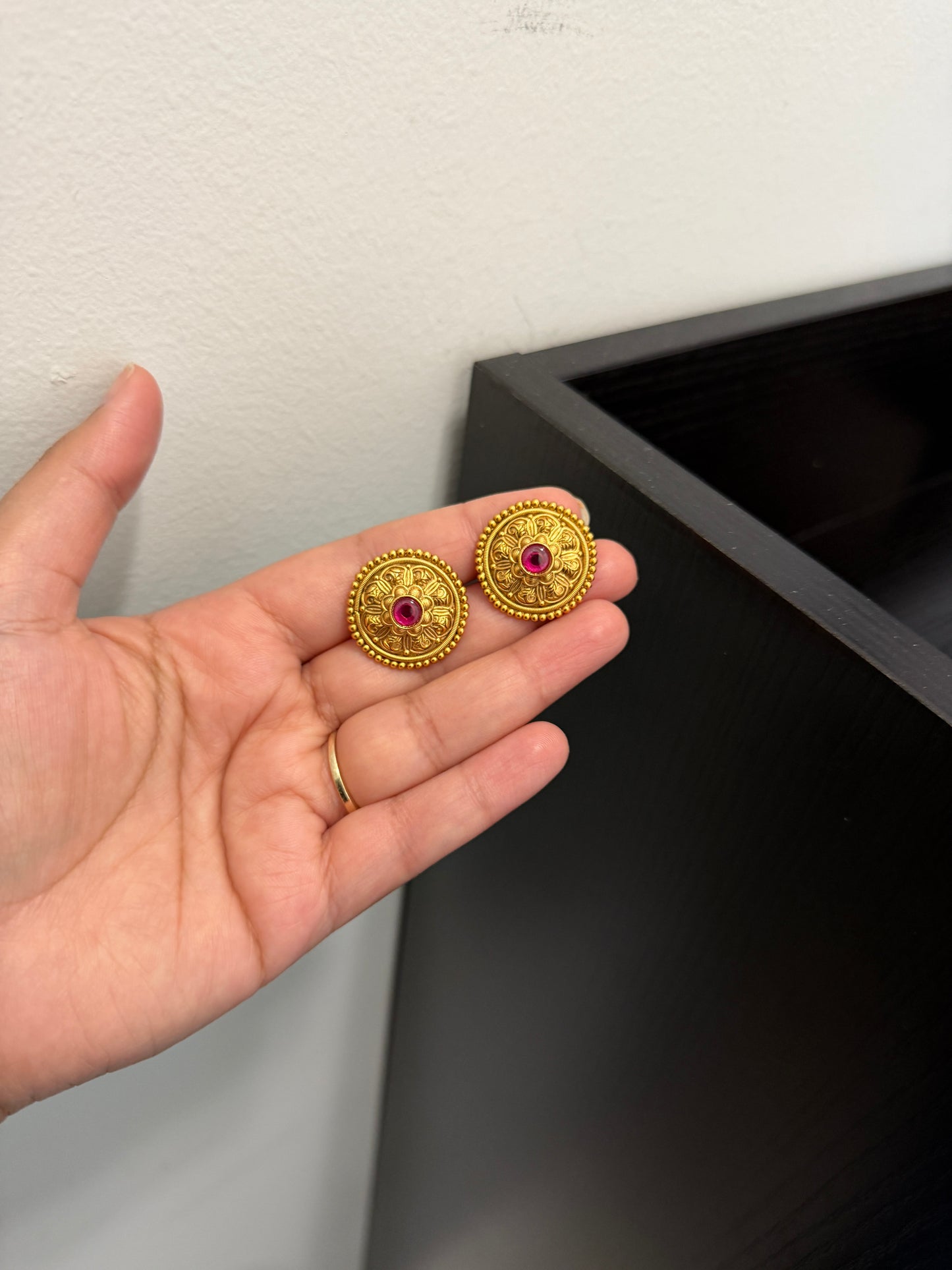 Naira Micro Gold Plated Studs
