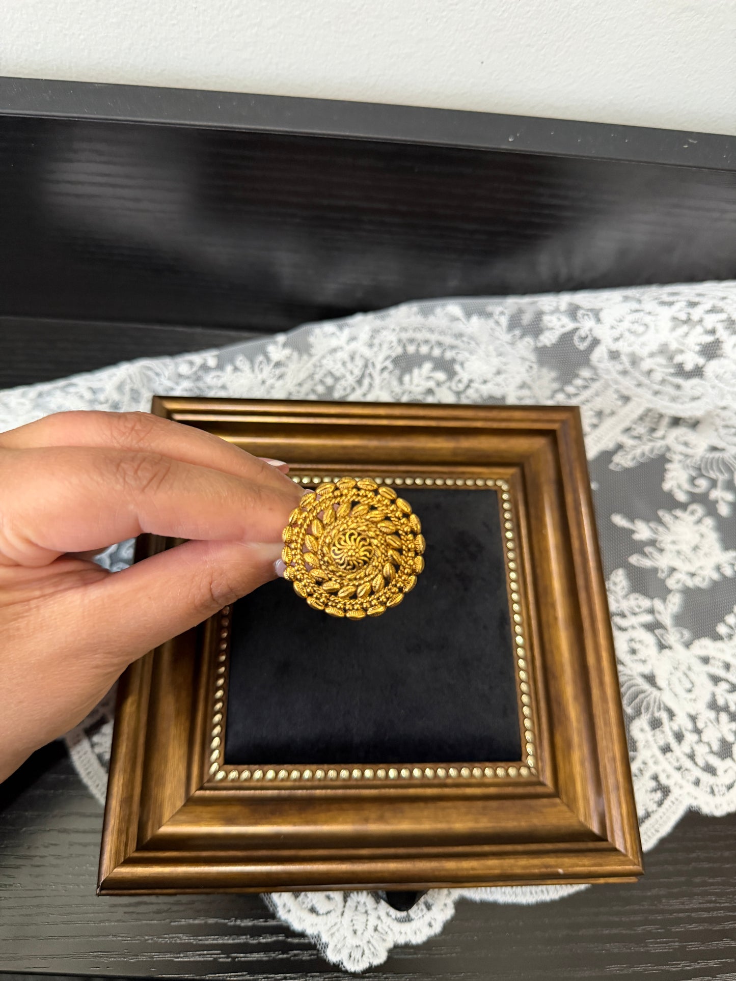 Mankiran Micro Gold Plated Ring