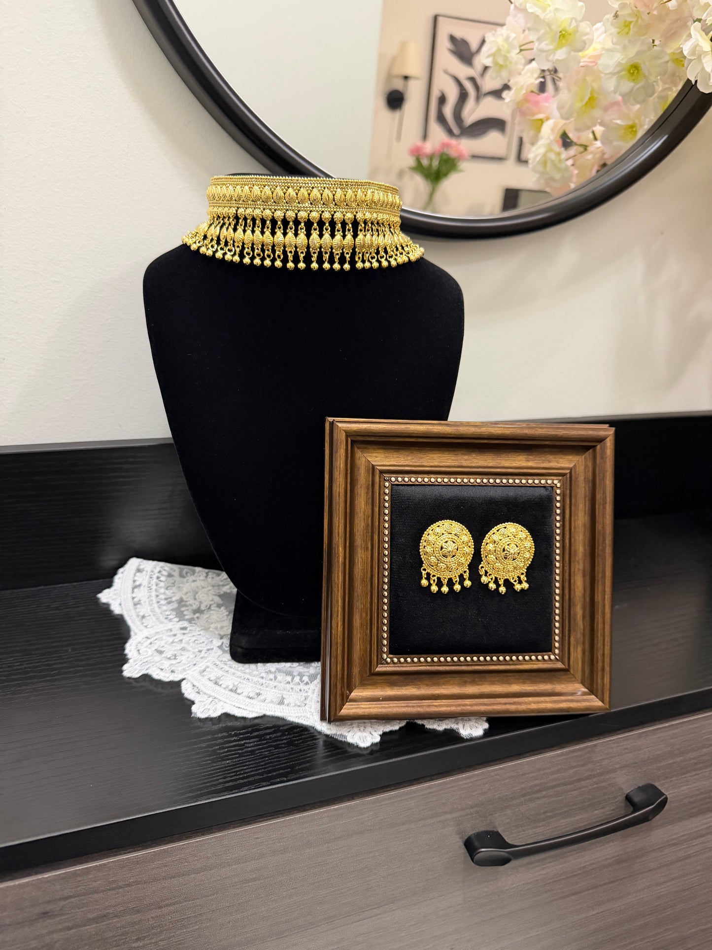 Heema Handcrafted Custom Made Gold Plated Set