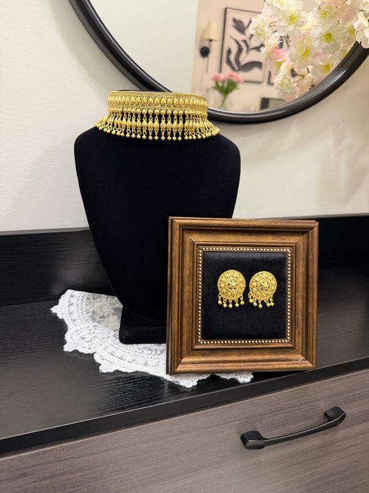 Heema Handcrafted Custom Made Gold Plated Set
