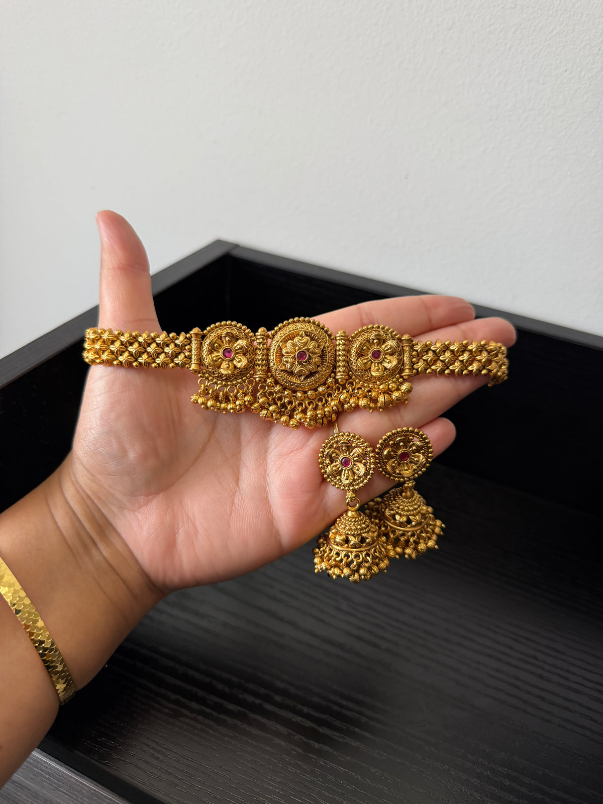 Upinder Micro Gold Plated Set (Ruby)