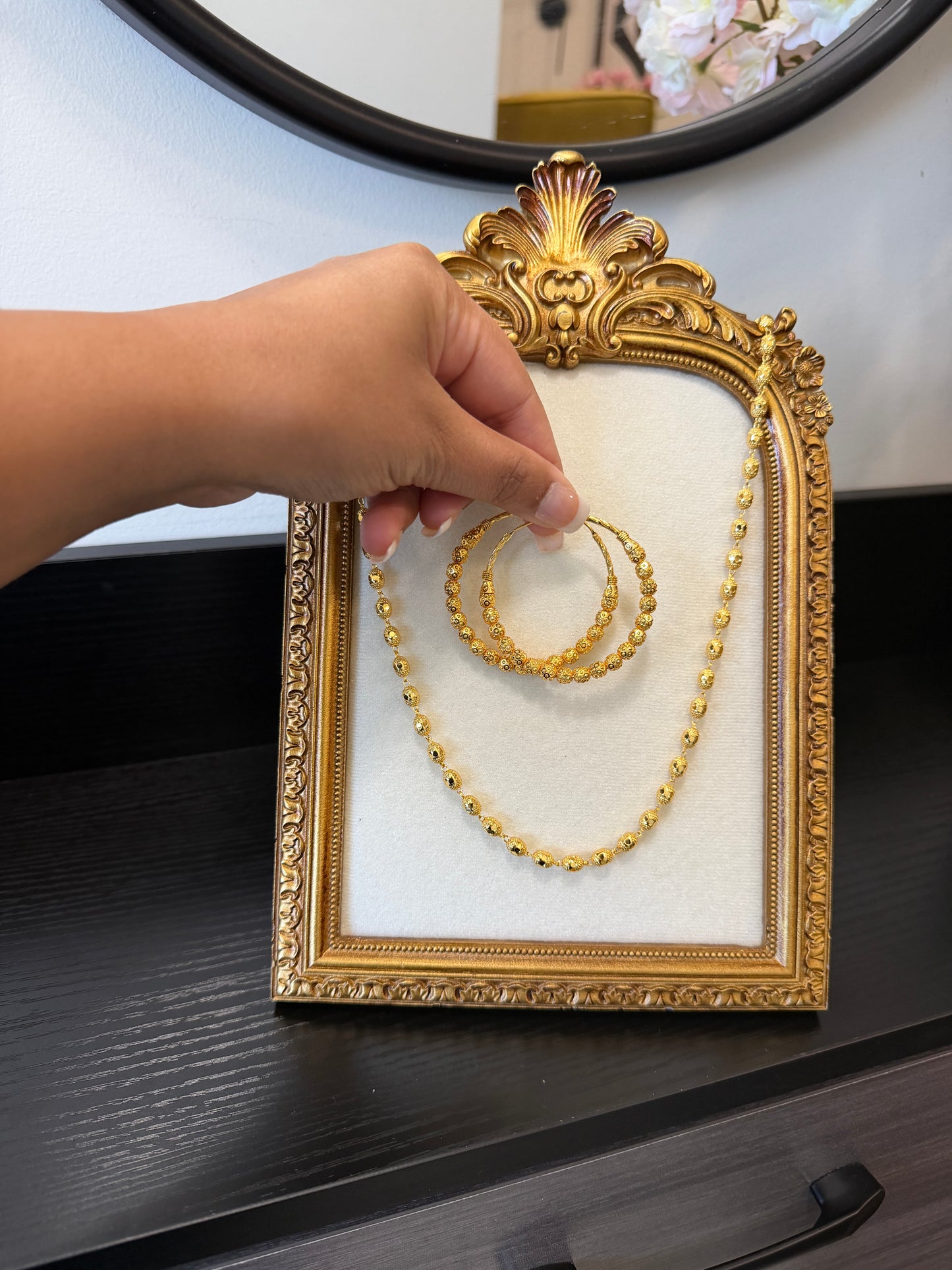 Mannat Premium Matarmala Chain Set (Chain Lenght 24 inches)