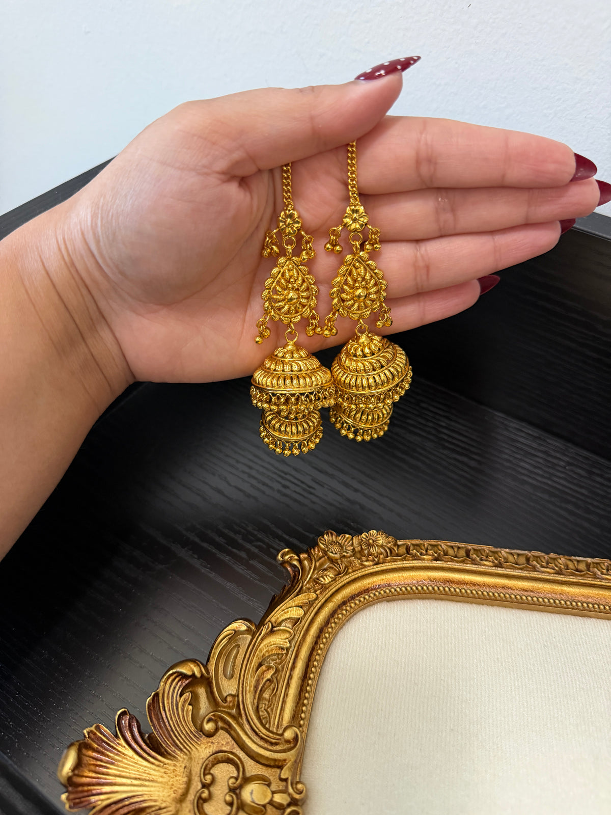 Bhavneet Micro Gold Plated Jhumki