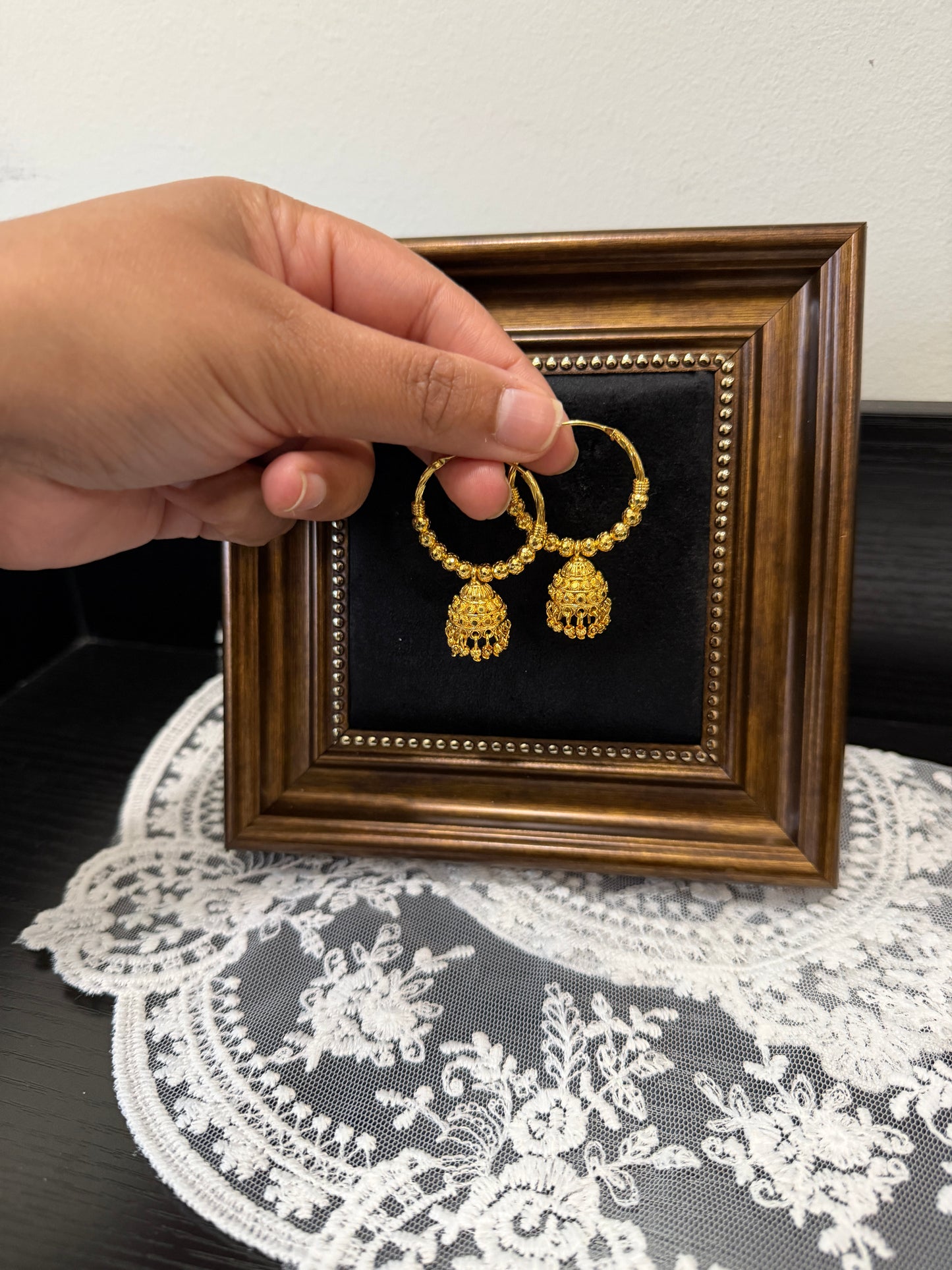 Sanam Gold Look Earrings