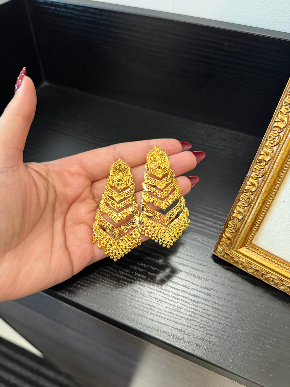 Hannaya Gold Forming Earrings