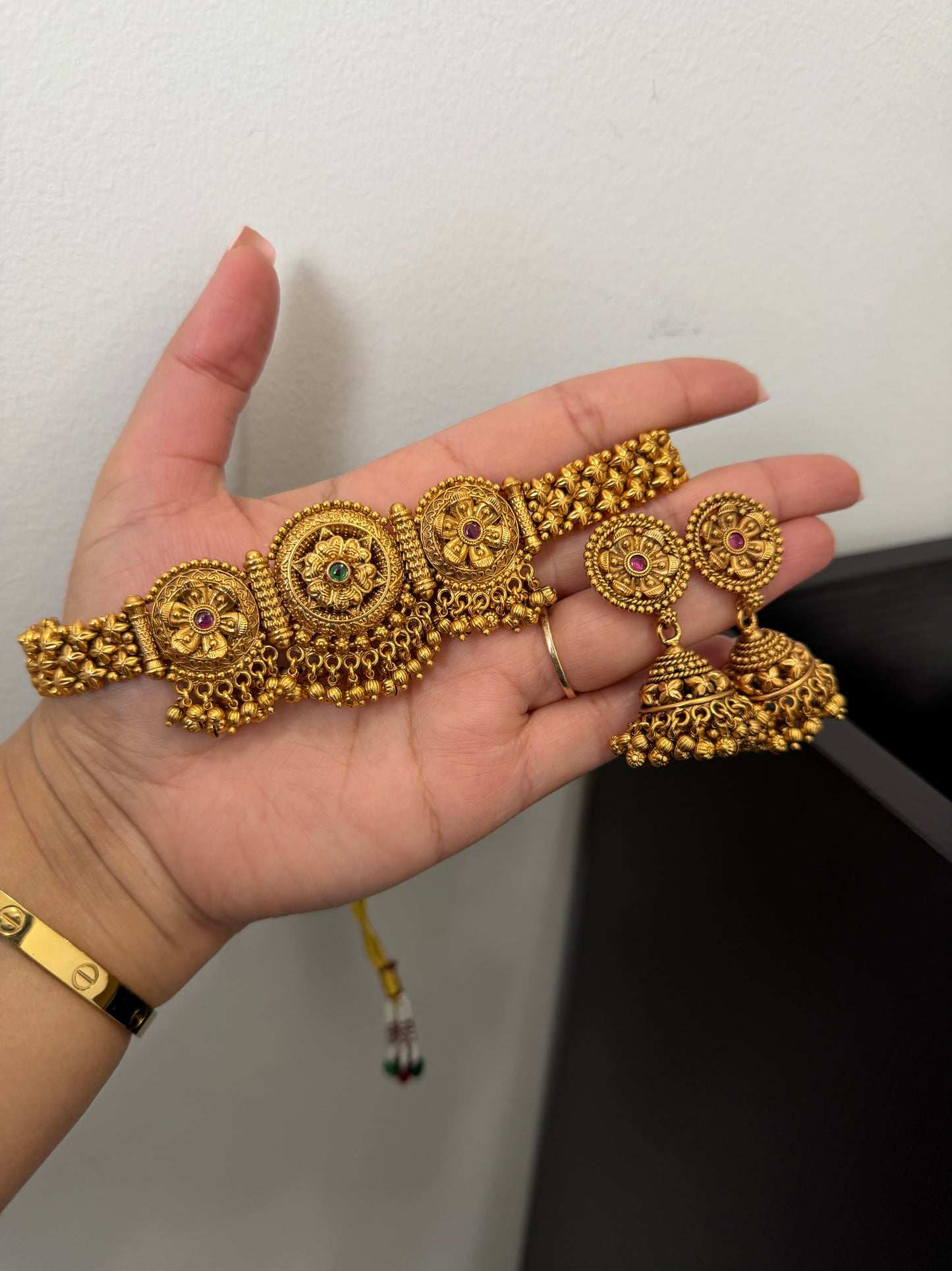 Mannoor Micro Gold Plated Set