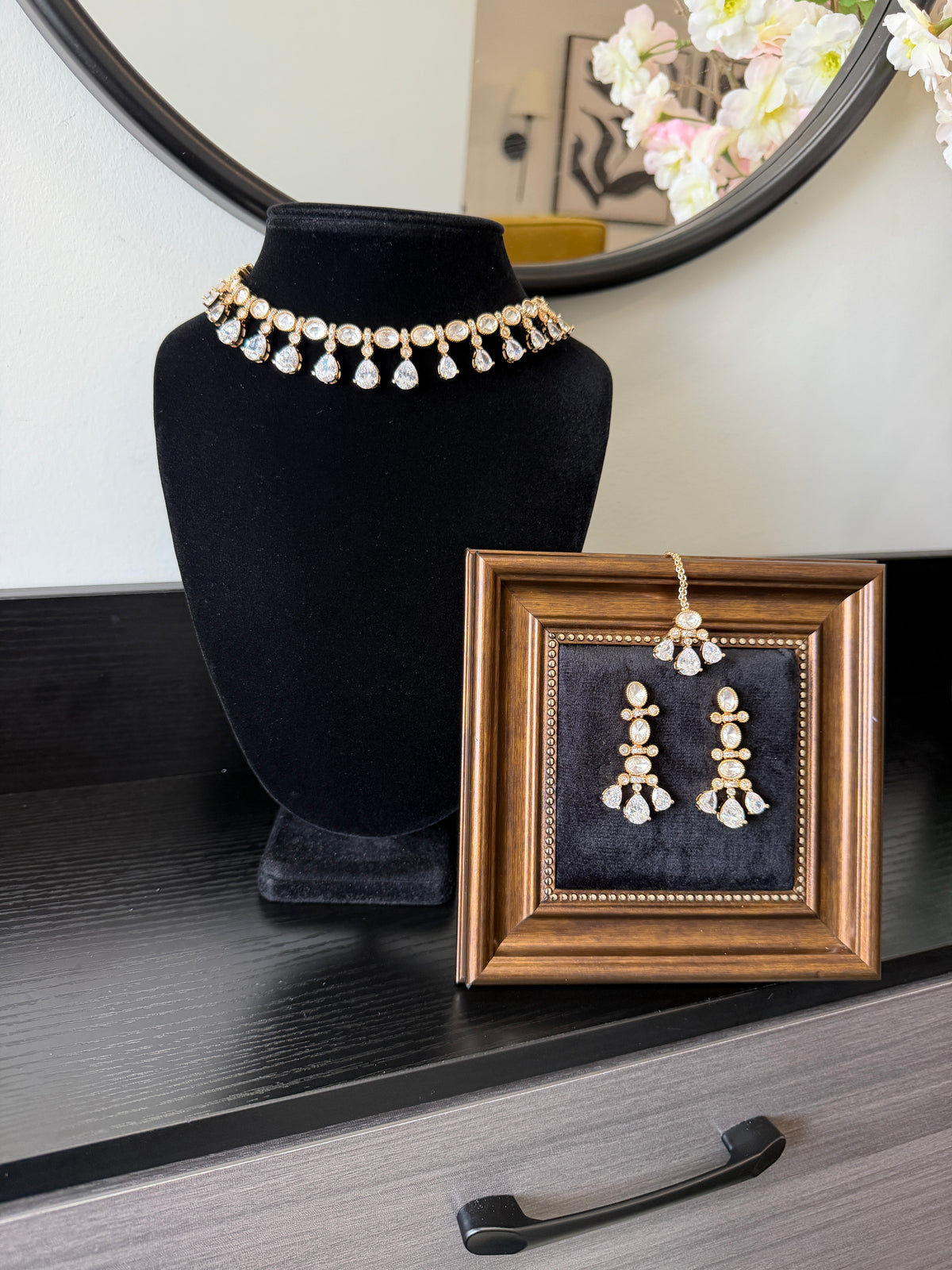 Jind Kundan Gold Plated Set
