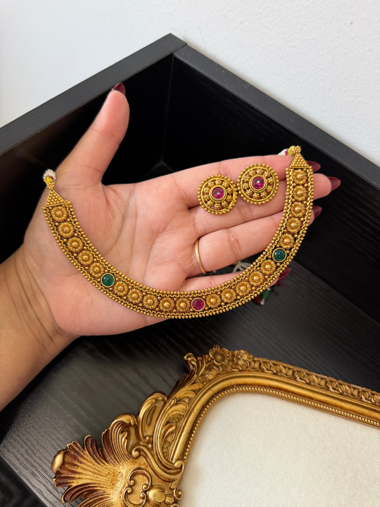 Bineet Micro Gold Plated Set
