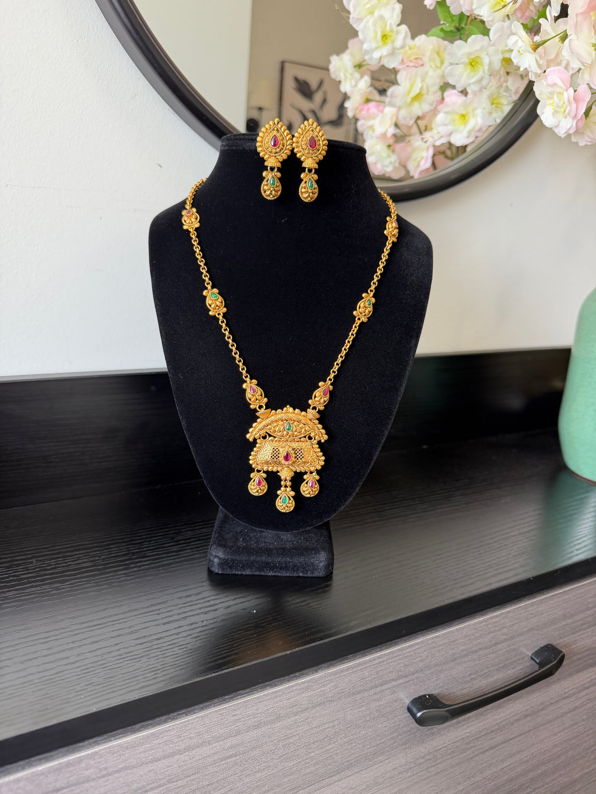 Harmanpreet Micro Gold Plated Set