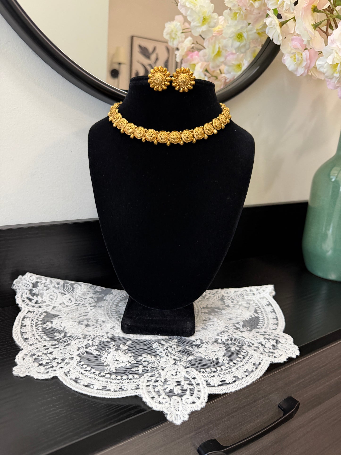 Harmeet Micro Gold Plated Set