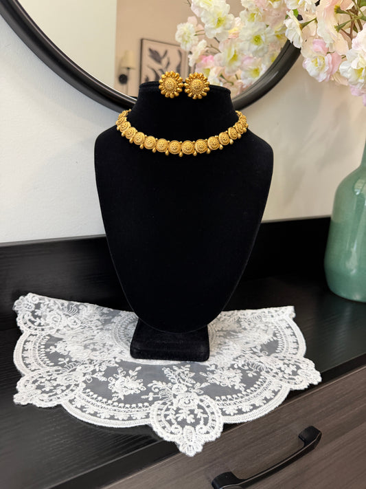 Harmeet Micro Gold Plated Set