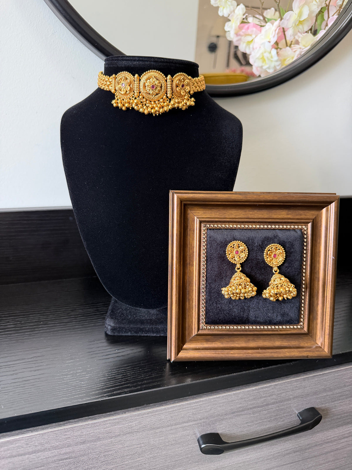 Upinder Micro Gold Plated Set (Ruby)