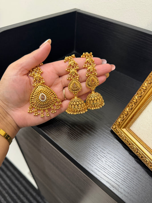 Jasreet Earrings Tikka Set