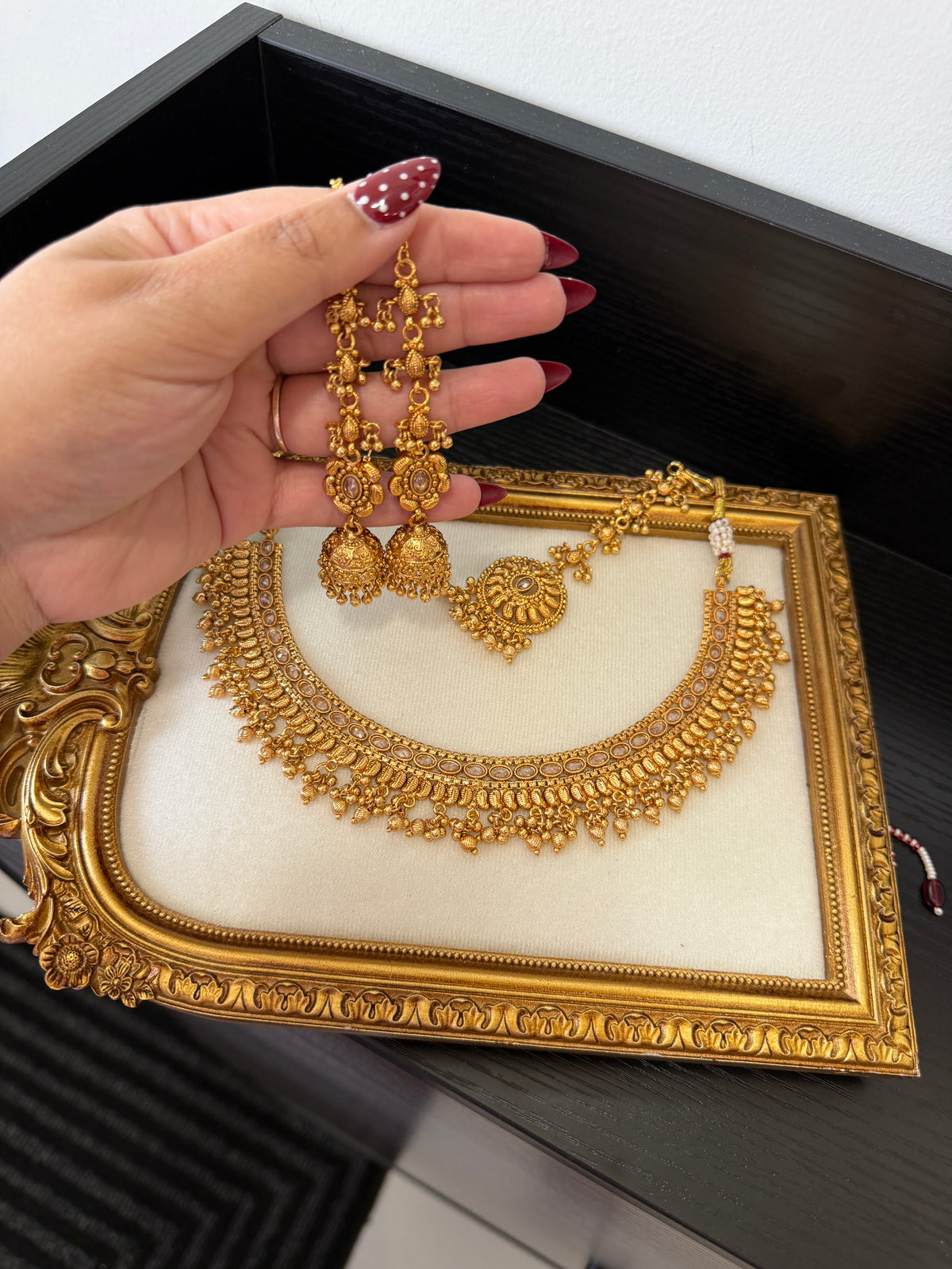 Ratinder Antique Plated Set