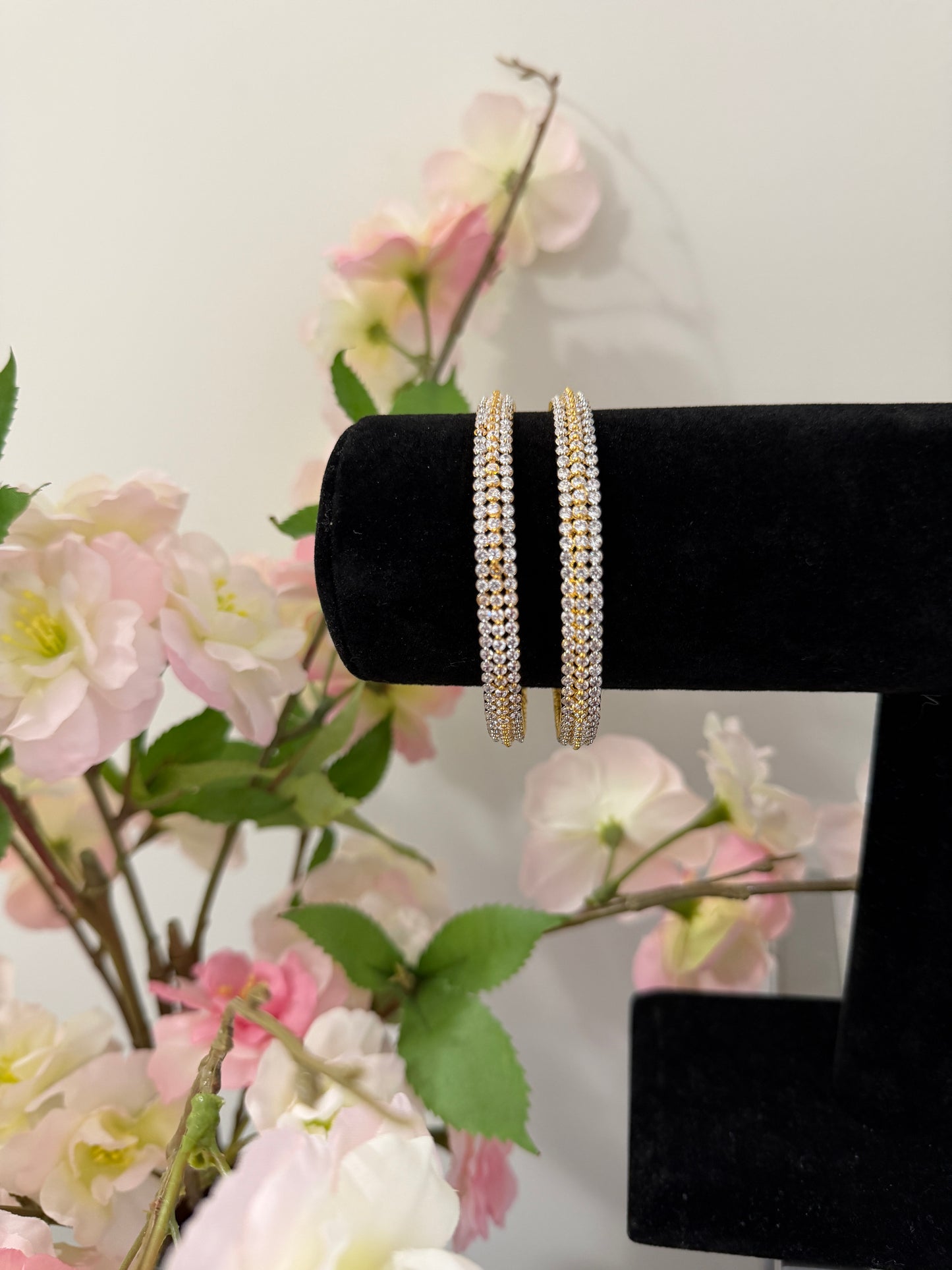 Hina CZ Real Diamond look Bangles