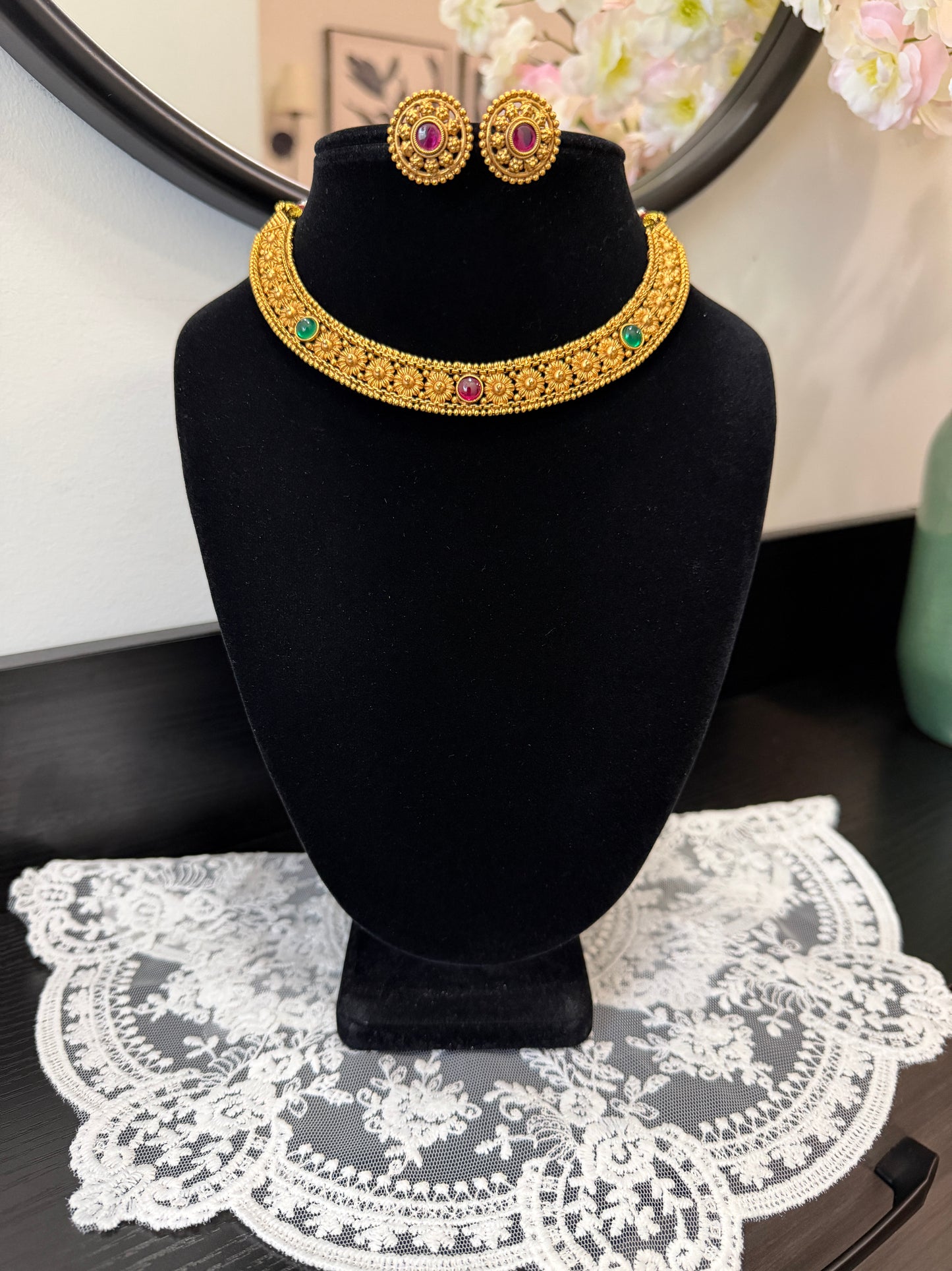 Mannu Micro Gold Plated Set