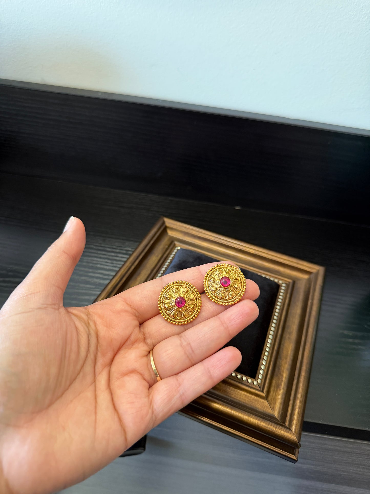 Naira Micro Gold Plated Studs