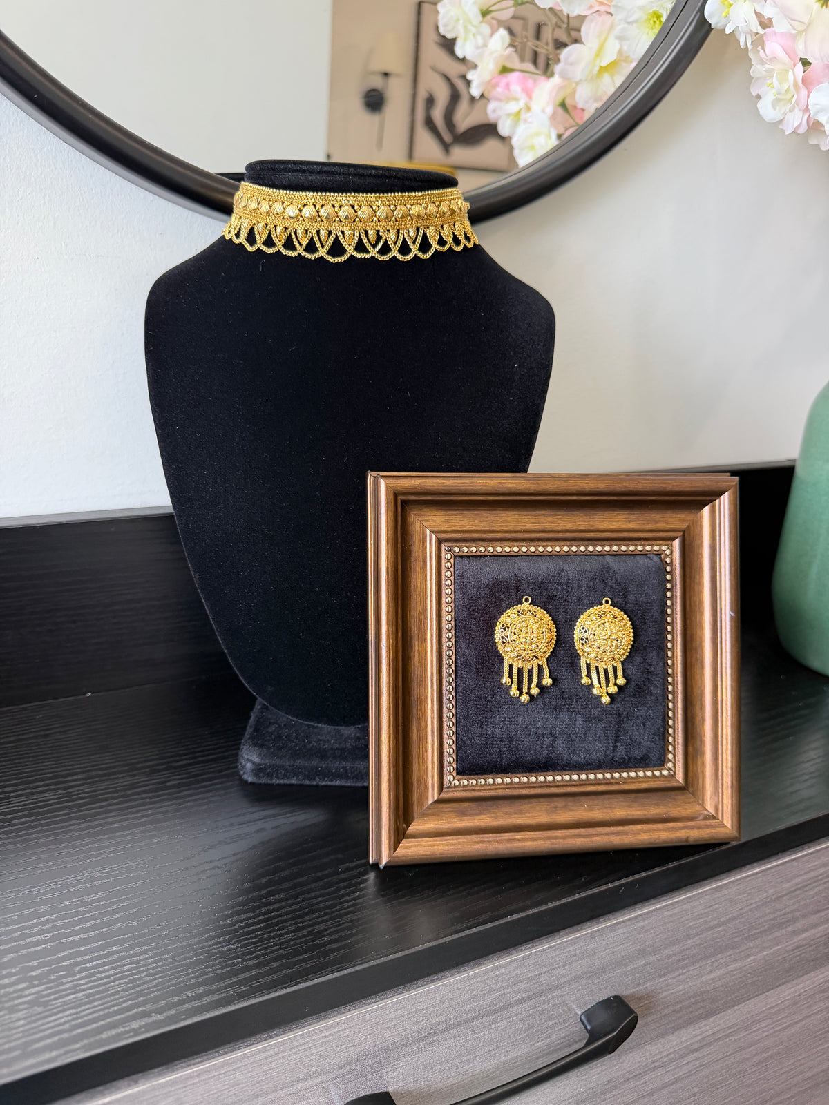Zana Handcrafted Gold Plated Set