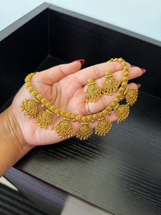 Preeti Micro Gold Plated Set