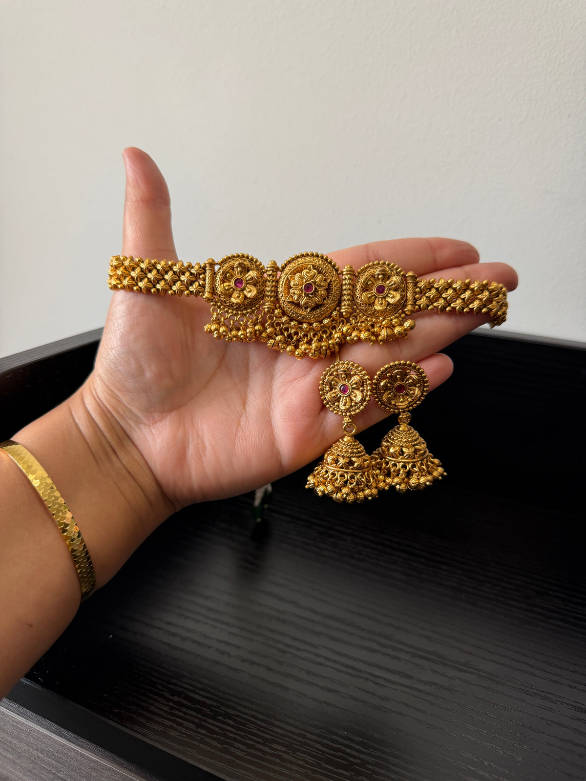 Upinder Micro Gold Plated Set (Ruby)