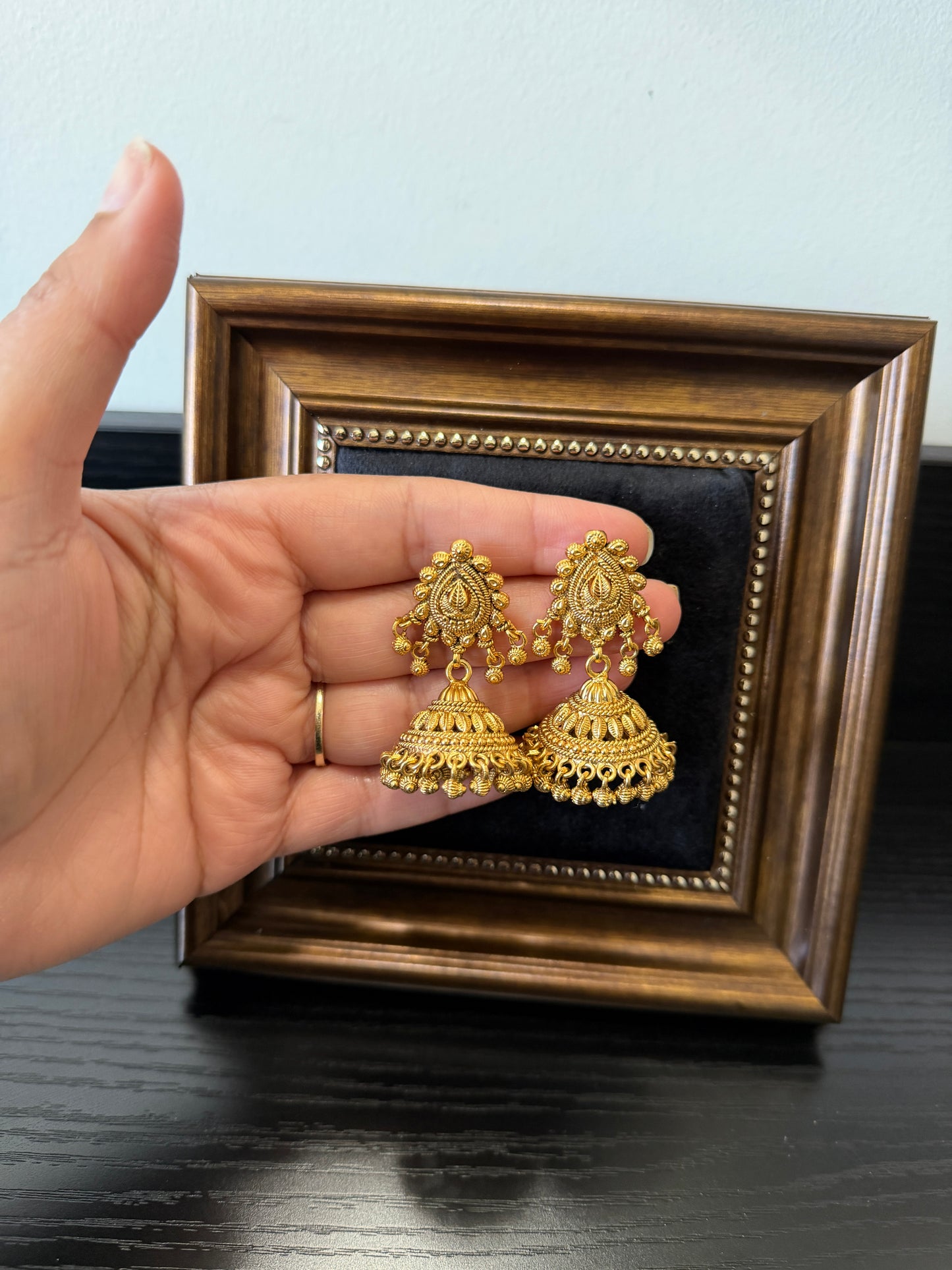 Sim Micro Gold Plated Jhumki