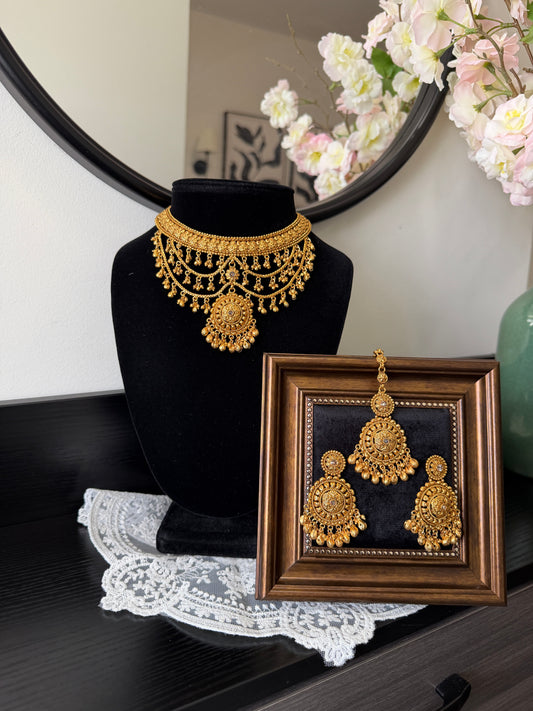 Arzoo Micro Gold Plated Set