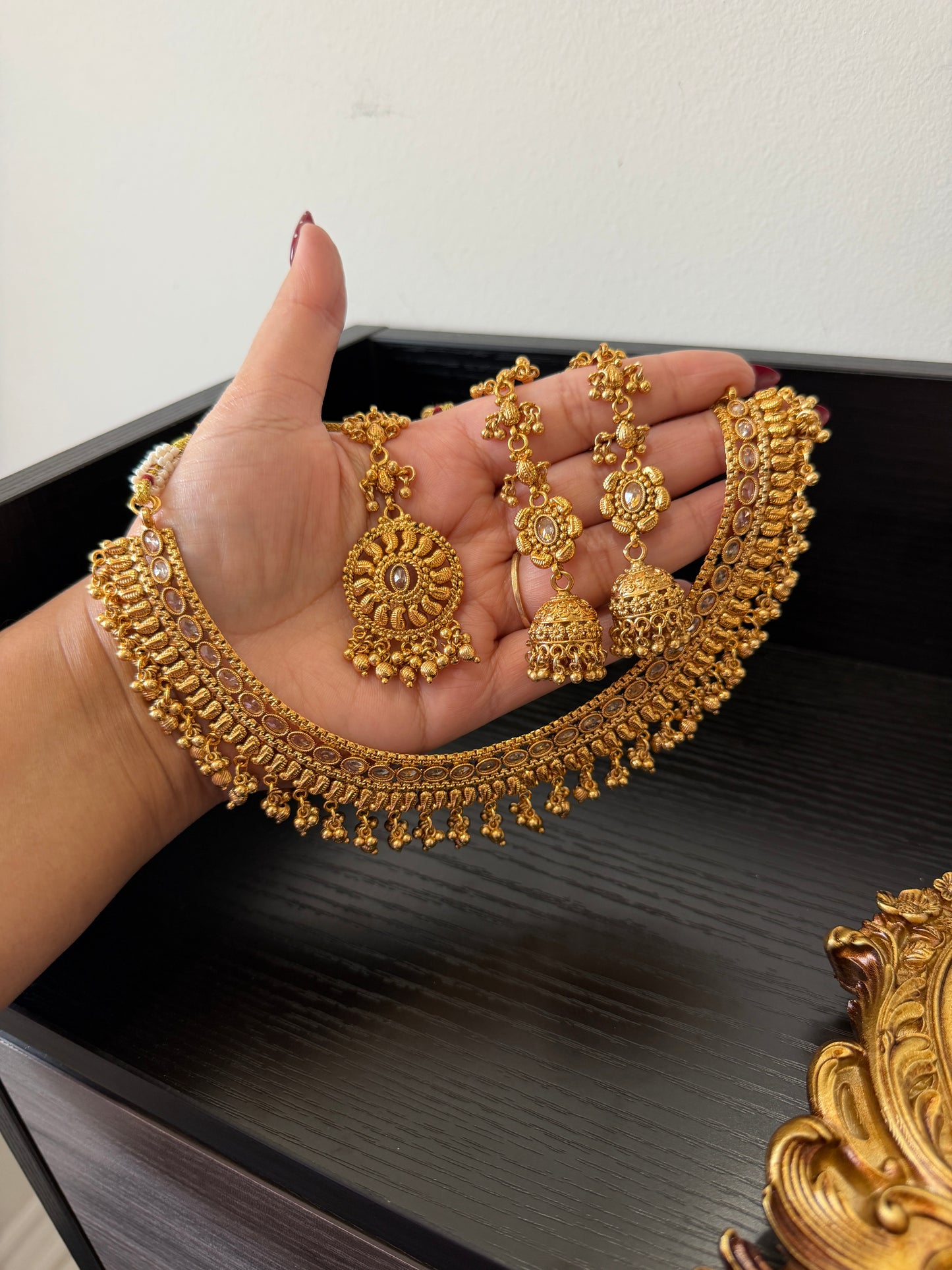 Ratinder Antique Plated Set