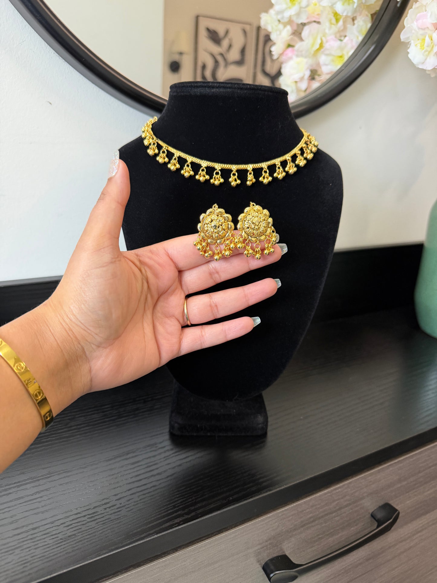 Avni Handcrafted Gold Plated Set