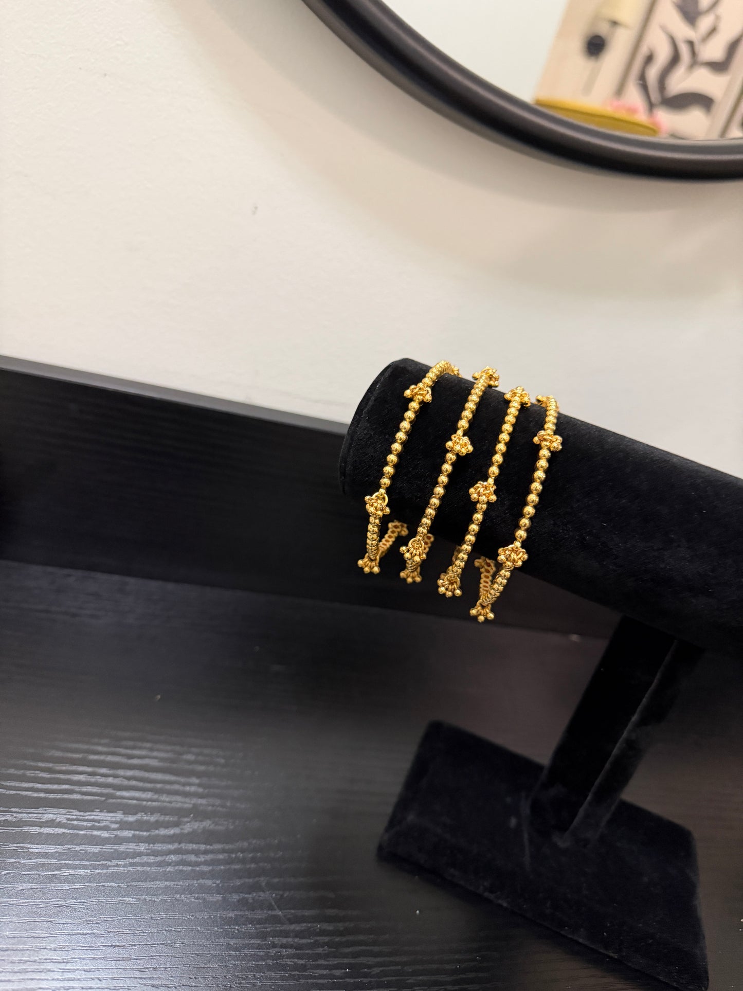 Gurprit Micro Gold Plated Bangles (Set of 4)